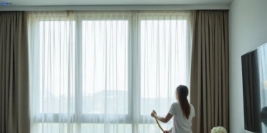 Delicate sheer drape cleaning waverley-gardens-vic Matty Curtain Cleaning